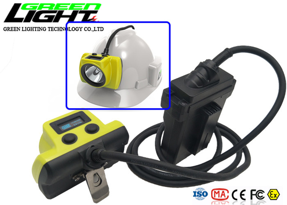 IP68 530lum 16000 럭스 LED 광부들 캡 램프 13600mAh