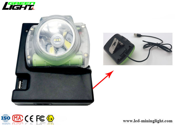 3.7V 1.78W 13000 럭스 가벼운 재충전이 가능한 광부들 안전성 무선 캡 램프