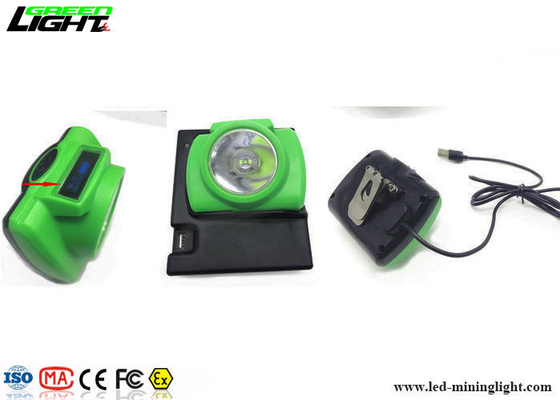 3.7V 1.78W 13000 럭스 가벼운 재충전이 가능한 광부들 안전성 무선 캡 램프