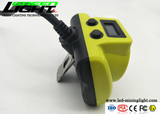 방수  IP68 25000 럭스 13.6Ah 4.07W LED 광부들 캡 램프