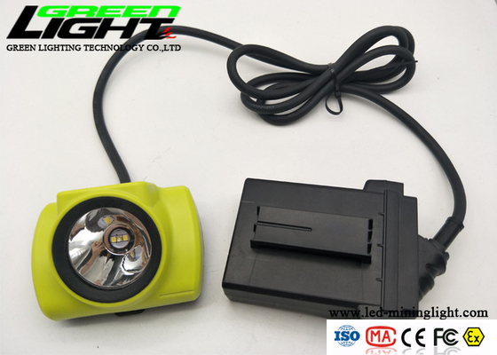 주도한 13.6Ah 530lum 25000 럭스가 지하를 위한 캡 램프를 채굴합니다