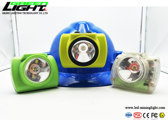 USB 충전기와 385lum 9000 럭스 6800mAh LED 광부들 캡 램프