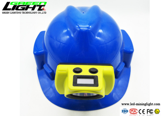 USB 충전기와 385lum 9000 럭스 6800mAh LED 광부들 캡 램프