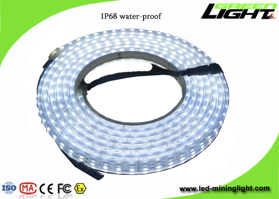 IP68 충격 방지 5m/롤 고휘도 DC24V가 있는 방폭형 5500k 22Lum LED 유연한 스트립 조명 SMD5050