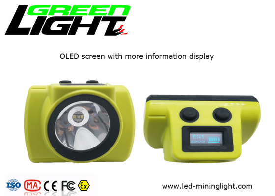OLED 화면 6.8Ah 232lum 방수 석탄 광업 빛 13000 럭스