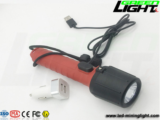 3000 럭스 2200mAh 방폭 횃불 빛 IP68 450lum