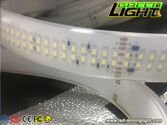 2362lum/m IP68은 주도하는 스트립 라이트 220V AC SMD5050을 방수 처리합니다