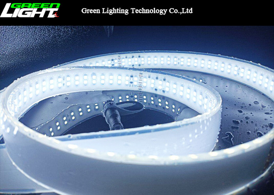 탄력적 SMD5050 20m 이중 열은 스트립 144LEDs 220VAC을 이끌었습니다