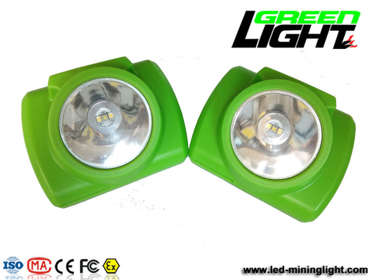 ATEX 13000lux LED Miner Cap Lamp 240lum For Industrial Mining Lighting