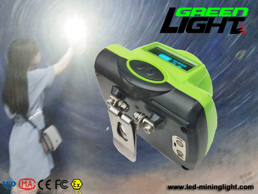 ATEX 13000lux LED Miner Cap Lamp 240lum For Industrial Mining Lighting