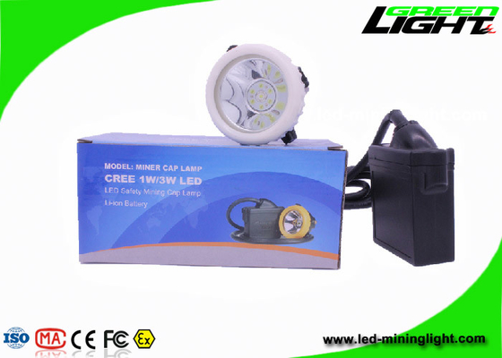 216lum 450mA 주도하는 광부들 헤드 램프 3.7V 가지고 다닐 수 있는 주도하는 마이닝 빛 KL5LM