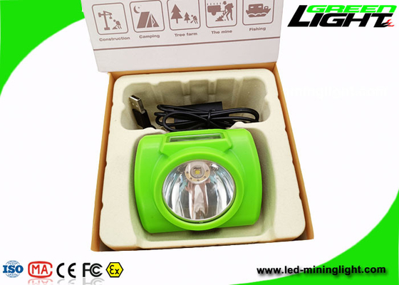 GLC-6S 무선 4.2W 348lum 주도하는 채굴하는 헬멧 빛 25000 럭스 무선 캡 램프