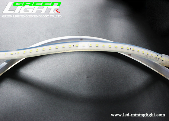 15W/M 1100lum 주도하는 마이닝 광띠 실리콘 Gal 투명한 72LEDs/m