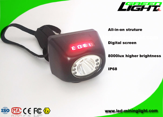 1.7W 8000 럭스 광부 주도하는 전면램프 5.7Ah 지하 LED 광부들 빛