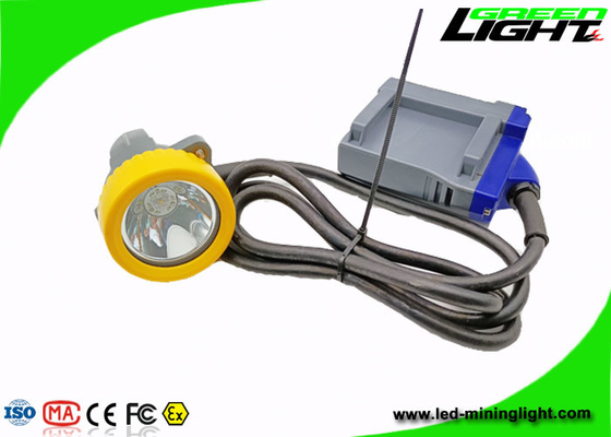 받침대 충전기와 IP68 216lum 15000 럭스 LED 광부 캡 램프 1.67W
