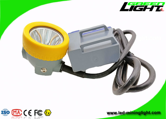 받침대 충전기와 IP68 216lum 15000 럭스 LED 광부 캡 램프 1.67W