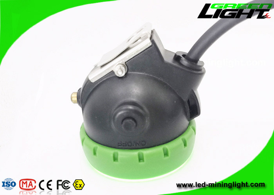 1.67W 10000 럭스 LED 마이닝 모자 램프 6.6Ah 재충전이 가능한 광부들 빛