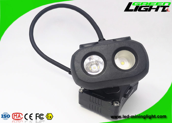 334lum OLED 스크린은 10.4Ah를 부과하는 광부들 캡 램프 이원적인 빔 USB를 이끌었습니다