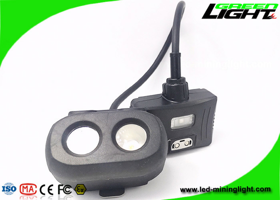 334lum OLED 스크린은 10.4Ah를 부과하는 광부들 캡 램프 이원적인 빔 USB를 이끌었습니다