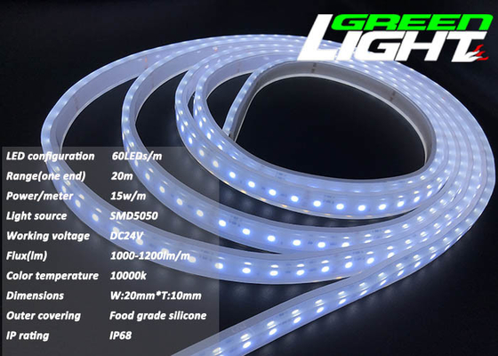 1630lum 220V 17W/M LED 가동 가능한 지구 빛 반대로 폭발성 RGB SMD2835