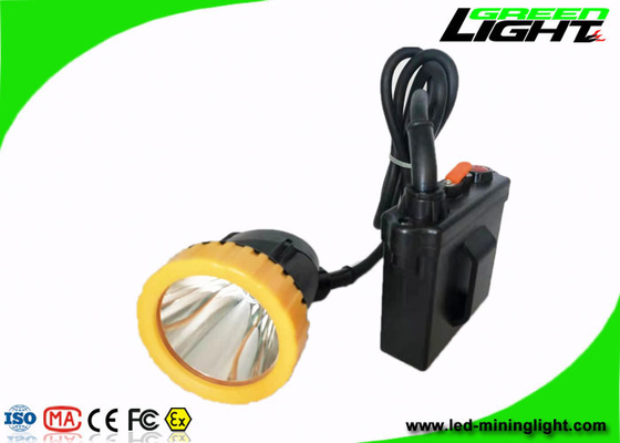 1000mA 3.7W 광업 안전모 조명 50000Lux ABS 유선