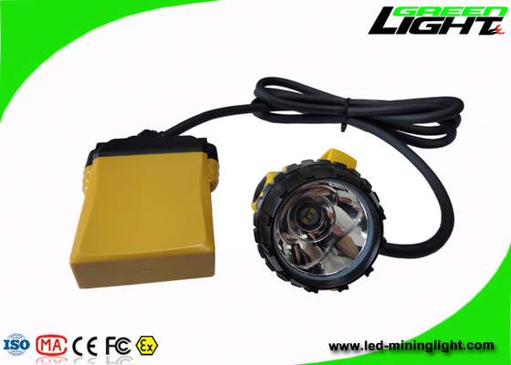 25000Lux 10.4Ah 충전식 LED 마이닝 램프 800mA 방수 IP68 ABS PC 유선 광부 헤드라이트