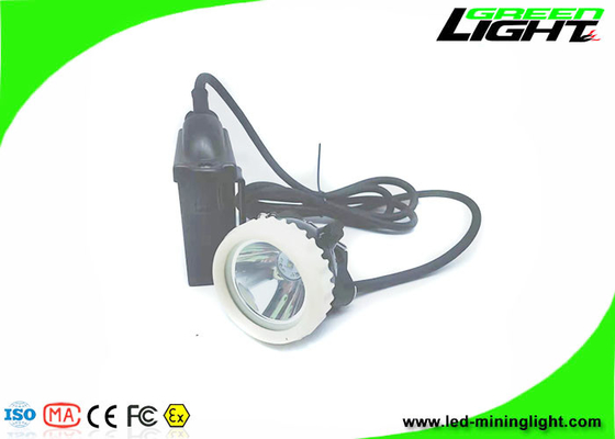 10000Lux LED 광부 캡 램프 충전식 리튬 배터리 1.67W 6600mAh ABS PC 방수