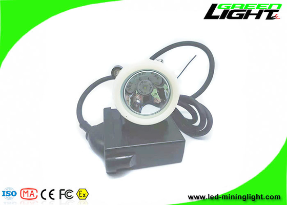 10000Lux LED 광부 캡 램프 충전식 리튬 배터리 1.67W 6600mAh ABS PC 방수