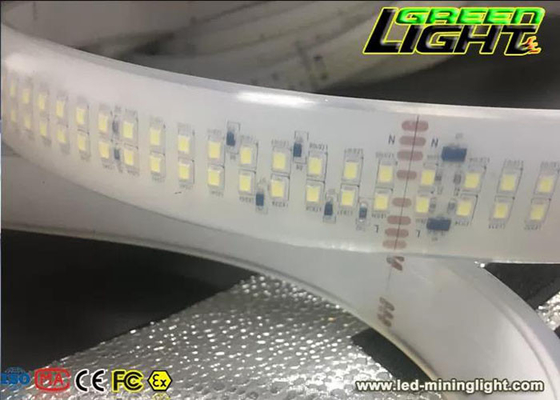 AC110V 35W LED 유연한 스트립 조명 SMD2835 280LEDs 이중 행 방수 Led 스트립 터널 지하 광산 야외