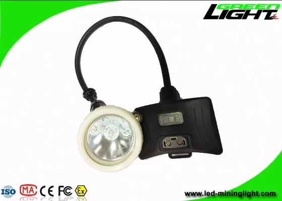 유선 광업 안전모 라이트 10000 럭스 충전식 광부 헤드램프 5200mAh 리튬 이온 배터리(후면 경고등 포함)