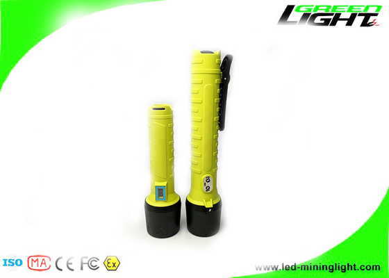 IP68 방폭형 LED 손전등 크리어 LED 10W 4.4Ah 지하 광산 사냥을 위한 충전식 토치 라이트 스포트라이트