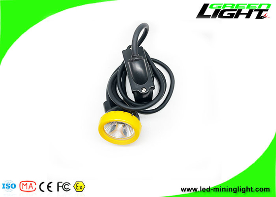 반대로 폭발성 12000lux Led 광부 모자 램프 실리콘 버튼 유선 모자 램프 색상 로고 사용자 정의 18hrs 작업 시간