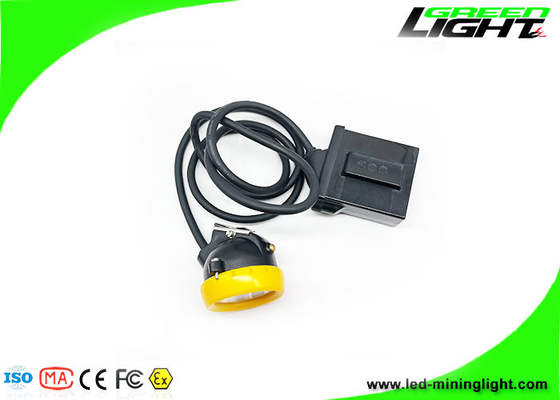 반대로 폭발성 12000lux Led 광부 모자 램프 실리콘 버튼 유선 모자 램프 색상 로고 사용자 정의 18hrs 작업 시간