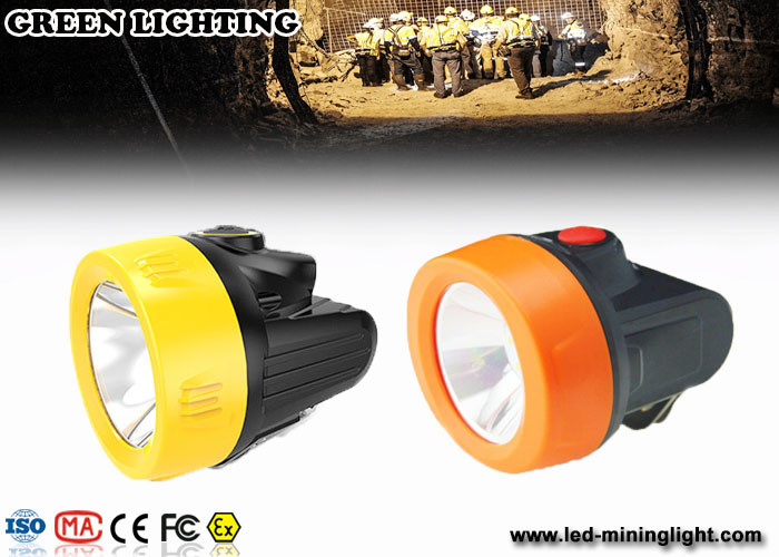 움직일 수 있는 강철 걸이를 가진 안전모를 위한 2.8Ah 리튬 이온 건전지 IP68 LED 광부 Headlamp