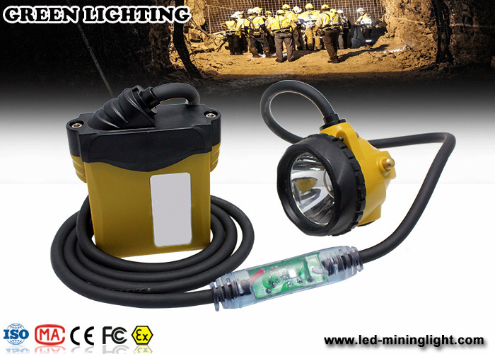 3.7V 10.4Ah 삼성 건전지 팩을 가진 LED 광업 모자 빛 광부 모자 램프