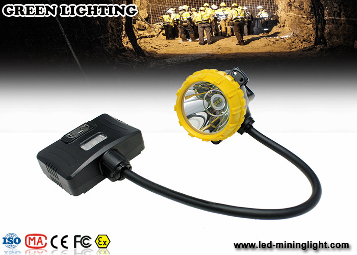 반 3.7V 450mA 재충전용 LED Headlamp - 코드 헬멧은 램프를 거치했습니다