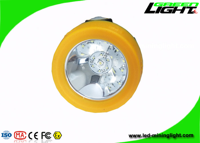 10000lux 광도 다채로운 포탄을 가진 재충전용 광부 Headlamp 170g 무게
