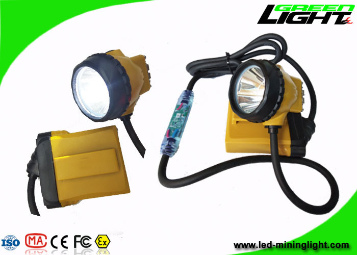 크리인 LED 코드가 없는 모자 램프 490g 최고 광도 25000lux 10.4Ah 폭발 예방