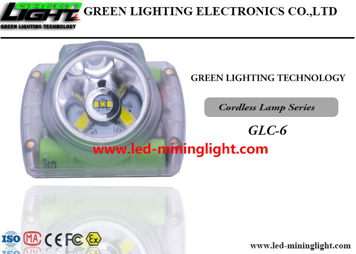 OLED 스크린과 USB 충전 LED 광부들 캡 램프 25000 럭스 1.78W 난연제