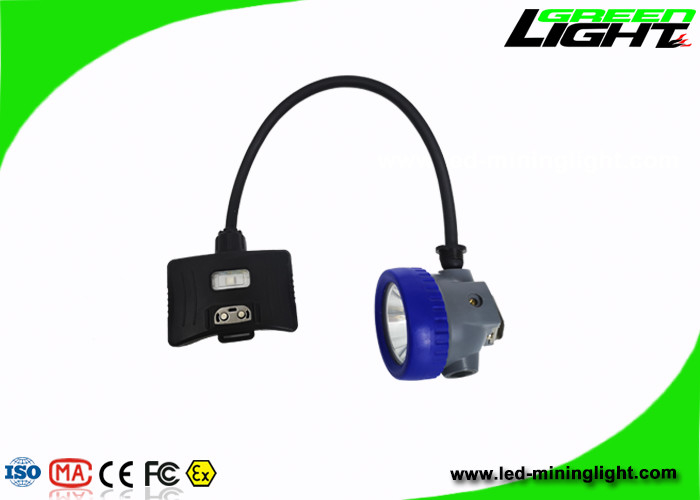 자석 USB 케이블을 가진을 가진 반 끈으로 묶인 LED 석탄 광부 안전모 램프 하이빔