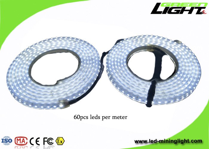IP68 충격 방지 5m/롤 고휘도 DC24V가 있는 방폭형 5500k 22Lum LED 유연한 스트립 조명 SMD5050