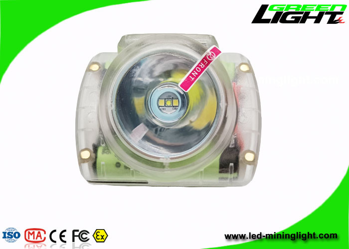 GLC-6S 348lum 4.2W 주도하는 광부들 캡 램프 투명한 6.8Ah 파나소닉 배터리