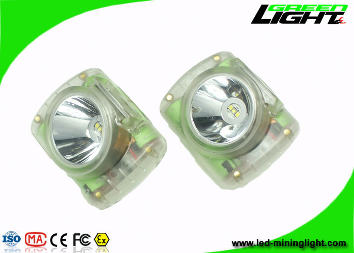 USB 충전기를 가진 232lum 13000 럭스 지하 LED 광업 전조등 480mA 6.8Ah 재충전용 헤드라이트