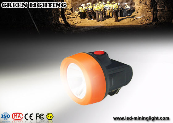 ABS 경량읜 LED 마이닝 빛, IP68 등급 전문적 광부 캡 램프